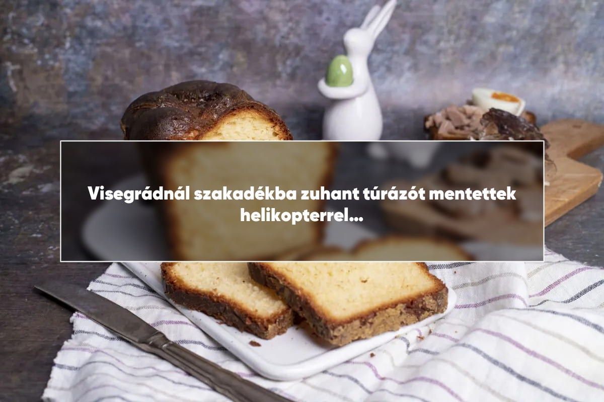 Visegrádnál szakadékba zuhant túrázót mentettek helikopterrel