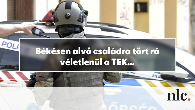 Békésen alvó családra tört rá véletlenül a TEK Törökbálinton